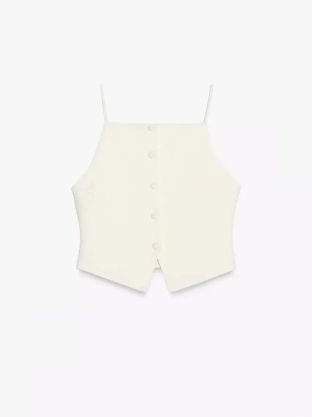 Zara Botton Down Knit Vest NWT - Picture 3 of 7